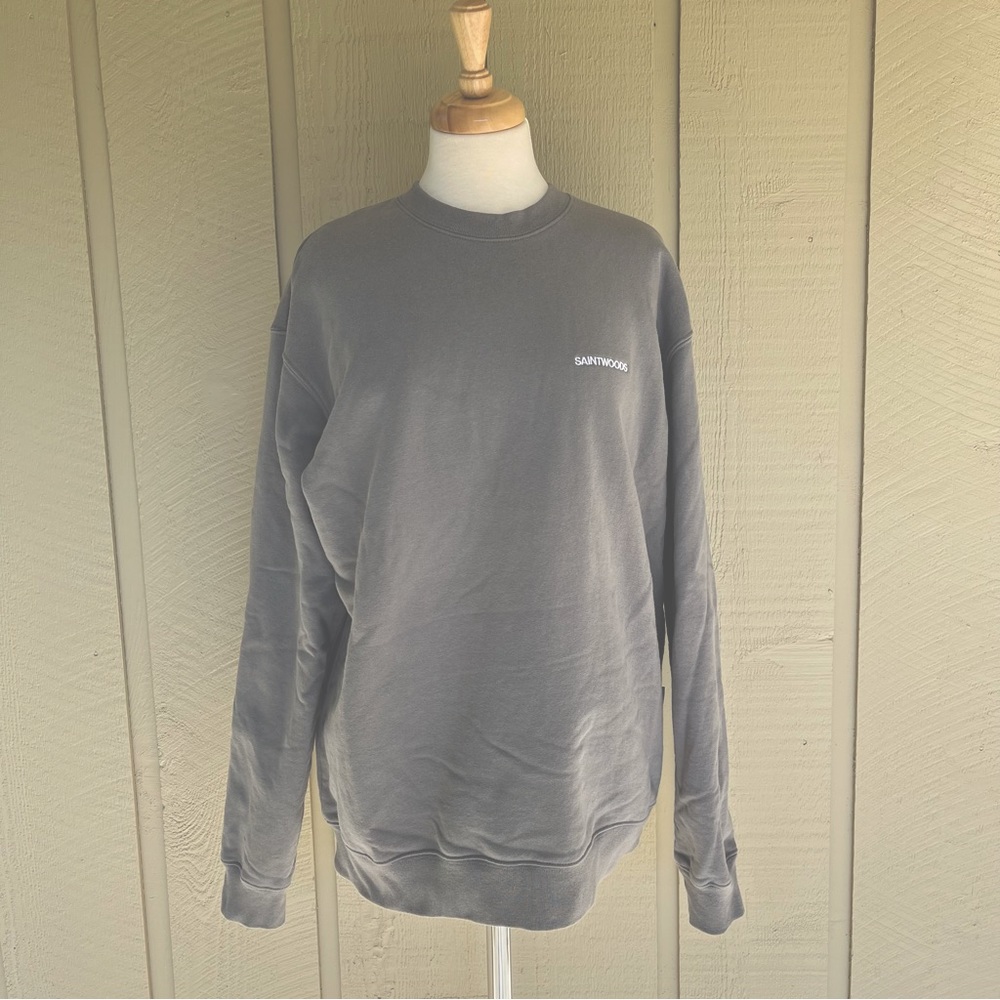 Saintwoods grey sweatshirt - women size M